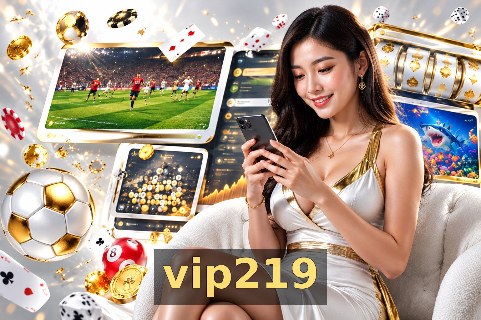 Interface do Aplicativo vip219 - Design Premium e Intuitivo